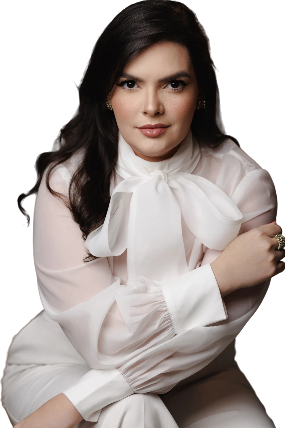 Dra. Nadjanine Linhares na sua clínica em Sousa, Paraíba
